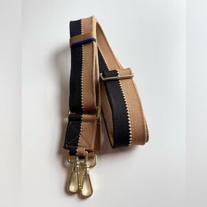 Rothy’s crossbody strap, tan and black stripe. Sold out
